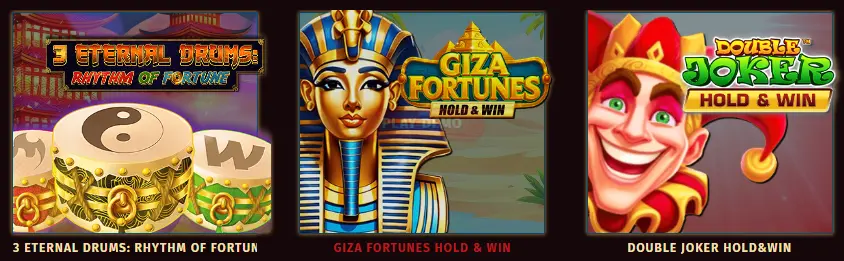 Types de machines à TROPEZIA PALACE
